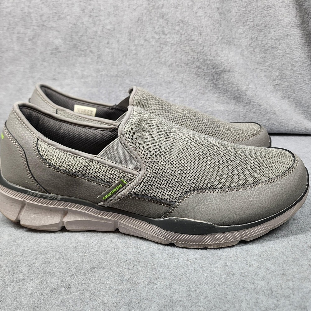 Skechers D'Lites Shoes Mens Size 13 Gray Slip On Memory Foam Casual Comfort - Picture 5 of 11